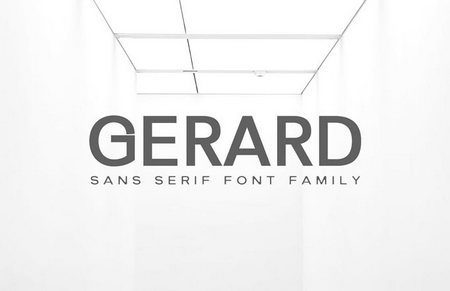 دانلود مجموعه فونت های Gerard Sans Serif